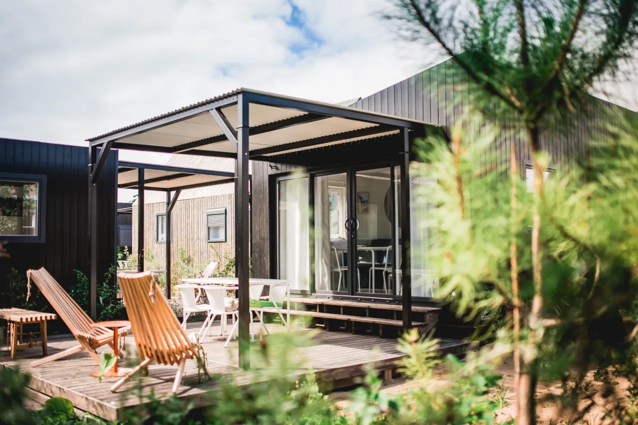 Cabane 3 chambres - modèle toit plat