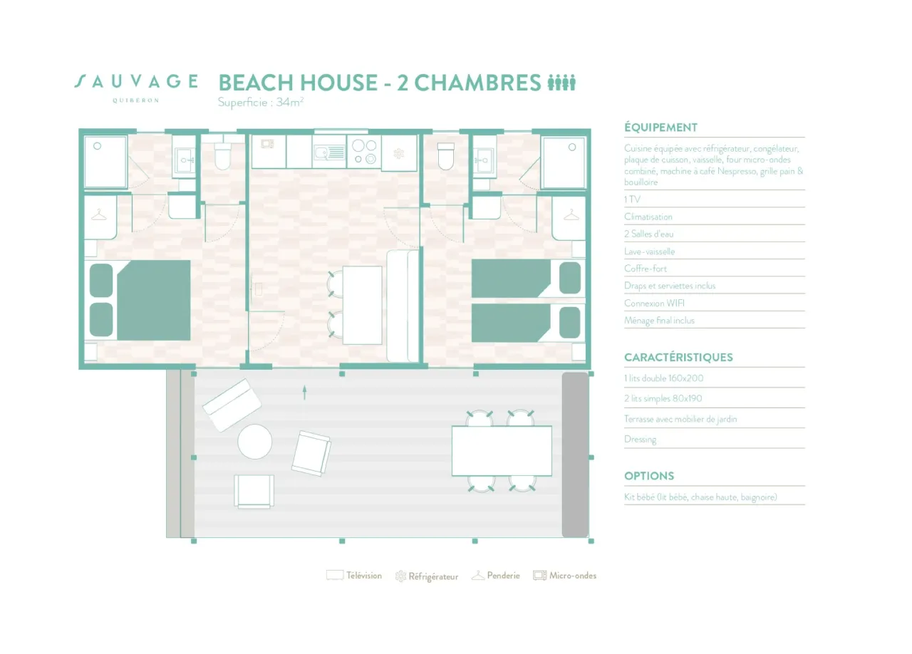 Beach House 2 chambres